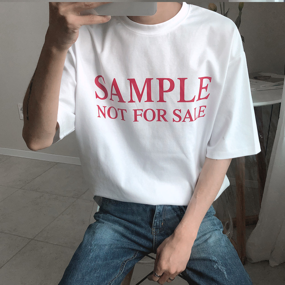 언디너리 SAMPLE 분또 반팔 티셔츠
