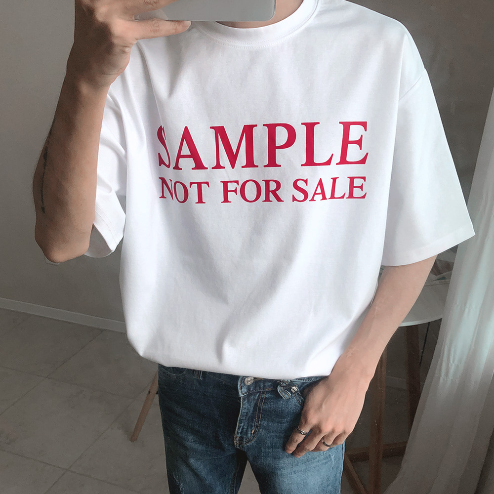 언디너리 SAMPLE 분또 반팔 티셔츠